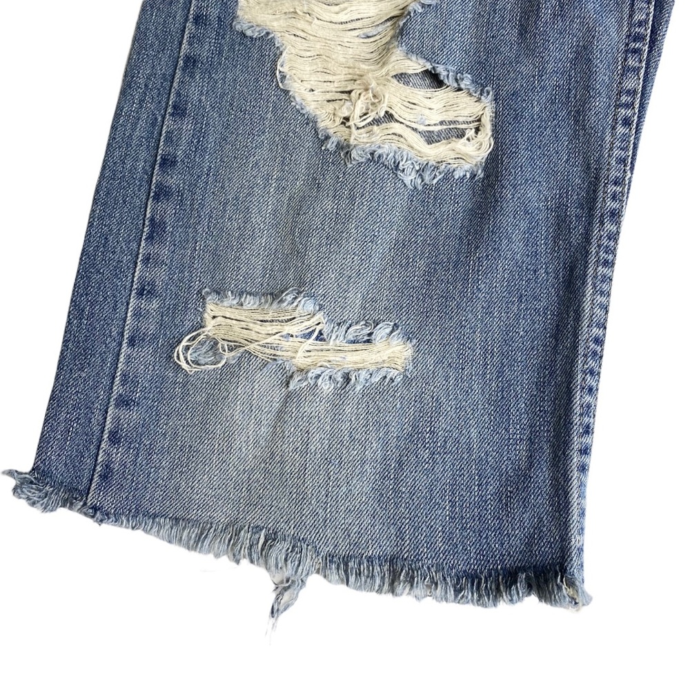 Upcycled Vintage: LF Furst of a Kind ☯︎︎ Levi's® Cut Off Denim Jeans Shorts ☯︎︎ - Picture 6 of 16